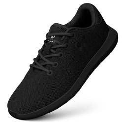 GIESSWEIN Merino Wool Knit Men - Atmungsaktive Herren Sneakers aus Merino Wool 3D Stretch, Sportliche Freizeitschuh, Barfuß- Schuhe von GIESSWEIN