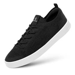 GIESSWEIN Wool Sneaker Men - Platform Herren Schuhe, Low-Top Halbschuhe, Freizeit Sneakers aus Merino Wool 3D Stretch, Superleichte Schnürer von GIESSWEIN