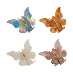 GIISH Schmetterlings-Haarspangen Aus Acetat, Haarklemmen, Kleine Haar-Accessoires für Frauen und Mädchen von GIISH