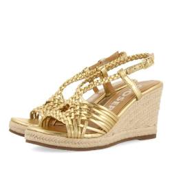 GIOSEPPO Damen Glide Espadrilles, Dunkles Gold, 39 EU von GIOSEPPO