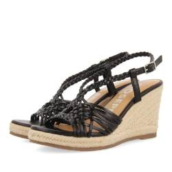 GIOSEPPO Damen Glide Espadrilles, Schwarz, 37 EU von GIOSEPPO