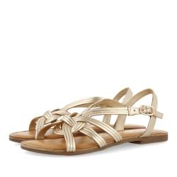 GIOSEPPO Damen Golaj Flache Sandale, Gold, 37 EU von GIOSEPPO