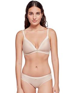 GISELA Dreieckiger BH ohne Bügel Memory Fit, Braun (Piel), 85 von GISELA