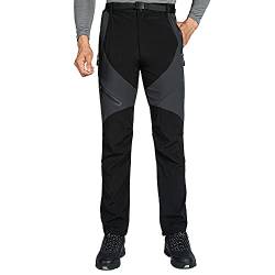 GITVIENAR Herren Wanderhose Sommer Lange Outdoorhose wasserdichte Trekkinghose Atmungsaktive Winddichte Berghose Funktionshose für Wandern Outdoor Camping Angeln von GITVIENAR