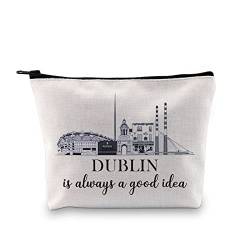 Dublin Urlaub Urlaub Reise Überraschung Geschenk UK Reise Geschenk Irland Urlaub Geschenk Dublin Irland Reise Souvenir Geschenk Reise Make-up Tasche für irische Liebhaber, Good Idea Dublin Tasche, von GJTIM