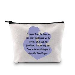 GJTIM Kosmetiktasche mit Reißverschluss, klassisches Buch, inspiriert, romantisches literarisches Geschenk, Geschenk für Jane Austen-Fan, Ich hatte begonnen Tasche, Segeltuch-Kosmetiktasche mit von GJTIM
