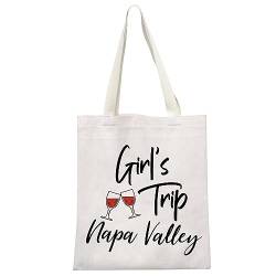 GJTIM Napa Valley Reisegeschenk Kalifornien Lustiges Stadtausflug Geschenk Mädchen Reise Geschenk Napa Valley Make-up Reisetasche für kalifornische Frauen, Napa Valley Tragetasche, Medium, Modern von GJTIM