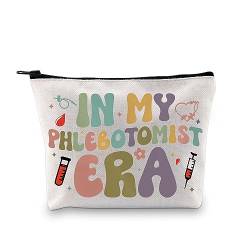 GJTIM Phlebotomy Technician Nurse Gift Hematologe Medical Technologist Zipper Pouch In My Phlebotomist Era Make-up-Tasche, Phlebotomist Ära Tasche, Segeltuch-Kosmetiktasche mit Reißverschluss von GJTIM