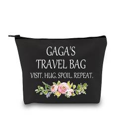 Gaga Gift Gaga Make-up-Tasche Gaga Wertschätzung Geschenk Oma Kulturbeutel Reisegeschenk für Gaga, Gaga's Travel Schwarz, Modern von GJTIM