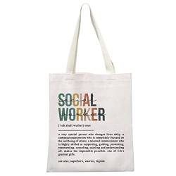 Social Work Appreciation Gift Graduation Gift Retirement Social Work Volunteer Gift Social Worker Definition Gift Tote Bag, Tragetasche für Social Worker, modisch von GJTIM