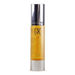 GK HAIR Global Keratin 100% Organic Argan Oil Anti Frizz Hair Serum (3.4 Fl Oz/100ml) Styling Glättung Kräftigung Hydratisierung & Nähren Hitzeschutz Glanz Frizz Control Dry Damage Hair Repair von GK HAIR