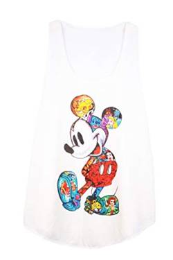 GL BOUTIK Mickey Mouse - Mickey Maus - Disney - Tattoo-Stil - Summer Vest TOP - Tank TOP - Unique Size - Tank-top Sieht - Unterhemd von GL BOUTIK
