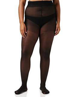 GLAMORY Damen Feinstrumpfhose Satin 20 DEN, Schwarz (Schwarz), X-Large (Herstellergröße: XL-(48-50)) von GLAMORY