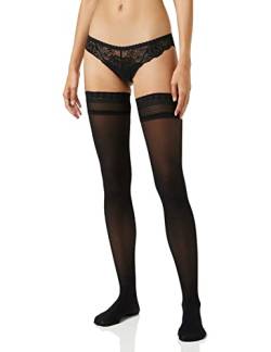 GLAMORY Damen Vital 40 Halterlose Strümpfe Stützstrümpfe, 40 DEN, Schwarz, 4XL Größen von GLAMORY