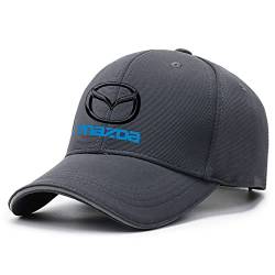 GLLUSA Baseballkappe Für Herren Für Mazda-Druck Lässige Mütze Verstellbare Sonnenblende Golfmütze Trucker-Mütze Unisex-Sportmütze – Geschenk Für Teenager-Red||One Size von GLLUSA