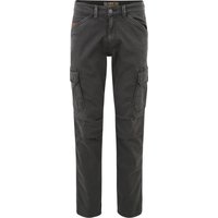 GLOBETROTTER Cargohose, aufgesetzte Taschen, für Herren, grau, 33/30 von GLOBETROTTER