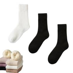 GLSAYZU Kuschelige Unisex-Winter-Thermosocken aus Samt, Winter Thermal Socks, Thick Thermal Socks for Women Winter Warm Socks (3Pair-D,One Size) von GLSAYZU
