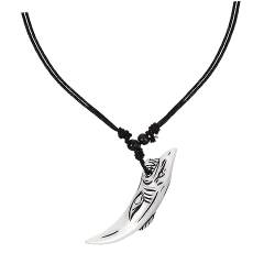 GLSTOY Hai Halskette Halskette Für Männer Strand Halskette Herren Halskette Männliche Halskette Coole Halskette Halskette Halskette Für Männer Personalisierte Halskette von GLSTOY