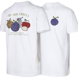 Teufelsfrucht Devil Fruit One Piece Monkey D Luffy Sun God Nika Gear 5th Gear Japanisches Anime T-Shirt aus 100% Baumwolle für Herren und Damen(Weiß,L) von GMYG