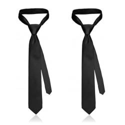 GNHG 2er-Pack Herrenkrawatten, verstellbare Krawatten, elegante Hochzeitskrawatten für Büro- oder Feiertagsveranstaltungen von GNHG