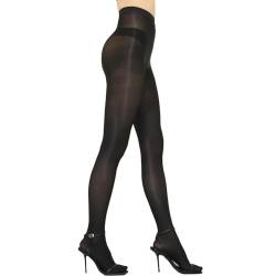 GOCBOBO Damen öL GläNzend Strumpfhosen Tanstrumpfhose Damen Tanzen 70D Damen Footed Hohe Taille Socken Tights Schwarz von GOCBOBO