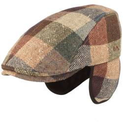 Göttmann Jackson Flatcap Patchwork Fischgrät Ohrenschutz von GÖTTMANN