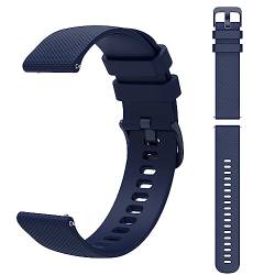 GOHHME Uhrenarmbänder aus Silikon, 18mm Couple Armband für Traditionelle/Smarte Uhren Männer Frauen von GOHHME
