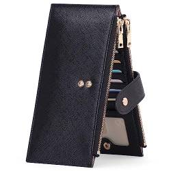 GOIACII Slim Multi-Slot Wallet RFID-Blockierung Lange Geldbörse Frauen Kreditkarteninhaber Zipper Münze Geldbörse Karte Brieftasche Frauen von GOIACII