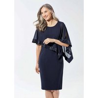 GOLDNER Abendkleid Kleid mit raffiniertem Chiffonüberwurf von GOLDNER