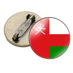 Modische Brosche Mit Nationalflagge Von Oman, Asiatisches Emblem, Patriotisches Abzeichen, Anstecknadel, Für Damen Und Herren, Kleidung, Taschen, Hemd, Rucksack, Basteln, Schmuck, Geschenke, von GONMFKM