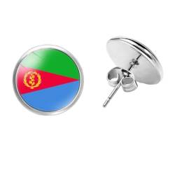 Modische Persönlichkeit, Eritrea-Flagge, Ohrstecker, Afrikanische Damen-Ohrringe, Kreative Patriotische Ohrringe, Länderflagge, Hip-Hop-Tropfen, Modeschmuck, Geschenk Für Frauen, Modischer von GONMFKM