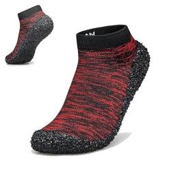 Willfeet Sockenschuhe, Barfuß-Socken, leicht, vielseitig einsetzbar und ultra-tragbar, rot, 40 EU von GOPROLY