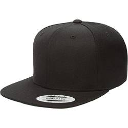 Flexfit Unisex Classic Snapback Cap Kappe, Schwarz, Einheitsgröße EU von GORILLA SPORTS