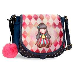 Gor-juss Moon Buttons Messenger Bag für Mädchen, bunt, 39x28x6.5 cms, Laptoptasche von GORJUSS