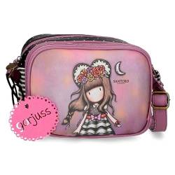 Gorjuss Frida Schultertasche, mittelgroß, Rosa, 23 x 17 x 8 cm, Rosa, Talla única, Mittlere Umhängetasche von GORJUSS