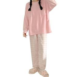 GOSO Mädchen Pyjamas Set 8 9 10 11 12 13 14 Jahre-Fleece warme Winter Pyjamas Pjs für Mädchen Teenager Tops und Lange Hosen Big Girl Sleepwear Loungewear von GOSO