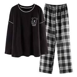 GOSO Mädchen Schlafanzug Pyjama Set niedlich Kinder Pyjama Nachtwäsche Tops und Lange Hose Nachtwäsche Kinder Outfit 8 9 10 11 12 13 14 Jahre von GOSO