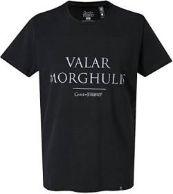 GOZOO Game of Thrones T-Shirt Herren Valar Morghulis 100% Baumwolle schwarz L von GOZOO