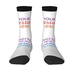 GQWJKSZ Benutzerdefinierte Socken für Männer und Frauen, personalisierte lustige Fotosocken, individuelle Geschenke für die Familie, Unisex-Socken von GQWJKSZ