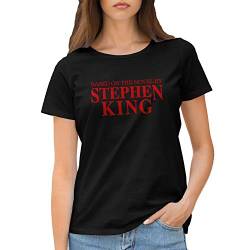 Based on The Novel by Stephen King Damen Schwarz T-Shirt Size L von GR8Shop