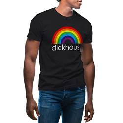Dickhouse Fun Fuck Meme Herren schwarz T-Shirt Size XL von GR8Shop
