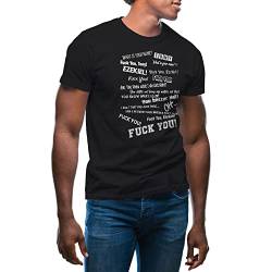 Fuck You Tony and Ezekiel Meme Herren schwarz T-Shirt Size XL von GR8Shop