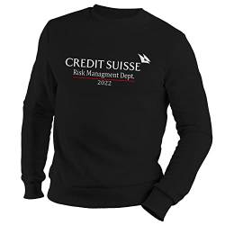 GR8Shop Credit Suisse Risk Management Department 2023 Unisex Schwarz Pullover Hoodie Size L von GR8Shop