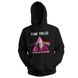 GR8Shop Pink Freud The Dark Side of Your mom Unisex Schwarz Kapuzenpullover Hoodie Size M von GR8Shop