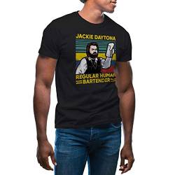 Lucky Jackie Daytona Human Bartender Vintage Herren schwarz T-Shirt Size XL von GR8Shop
