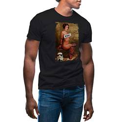 Princess Leia Rebel Herren schwarz T-Shirt Size XXL von GR8Shop