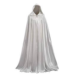 GRACEART Damen Cape Umhang Mit Kapuze Mittelalter Mantel Lang Halloween kostüm Für Hochzeit Braut Abendkleid Brautkleid von GRACEART