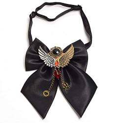 GRACEART Handgefertigt Steampunk Krawatte mit Baphomet Flügel von GRACEART