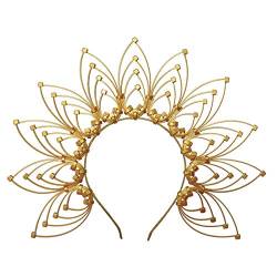 GRACEART Sunburst Halo Crown Stirnband Damen Haarreif Party Kostüm Accessoires (A) von GRACEART