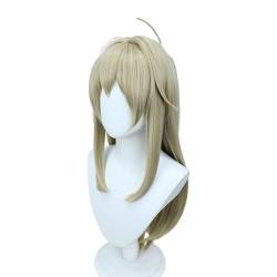 Cosplay Anime Role Play Coser Wig For Kirara Long Flaxen Blonde Hair Heat Resistant Synthetic Wigs von GRACETINA HOO